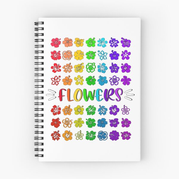 Item preview, Flowers rainbow flowers to color your life, peace and love v2 designed and sold by made4K.