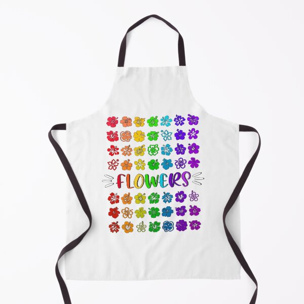 Item preview, Flowers rainbow flowers to color your life, peace and love v2 designed and sold by made4K.