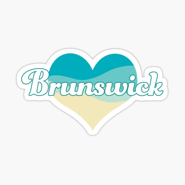 Item preview, Love Brunswick - Australia - Ocean Heart Brunswick Heads, near Byron Bay designed and sold by Jazznote.