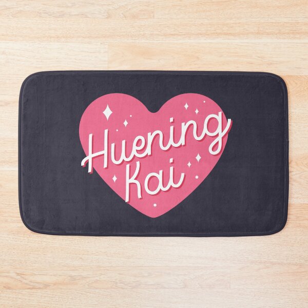 Item preview, TXT Huening Kai heart typography designed and sold by Morcawork.