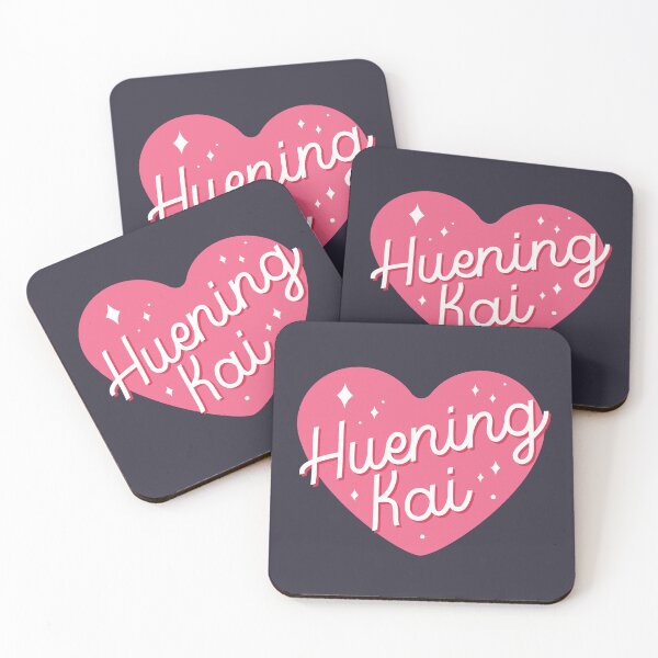 Item preview, TXT Huening Kai heart typography designed and sold by Morcawork.