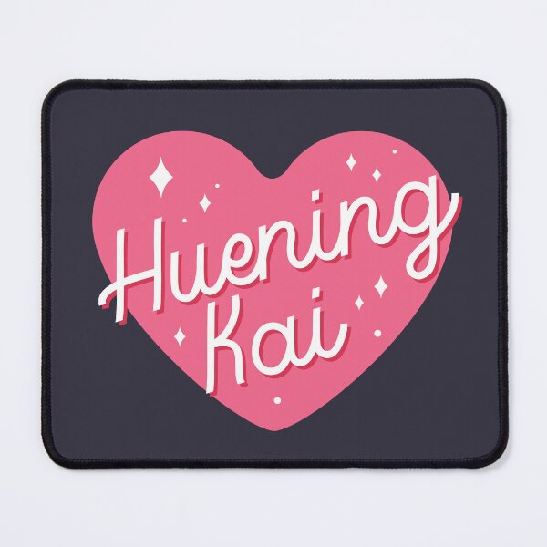 Item preview, TXT Huening Kai heart typography designed and sold by Morcawork.