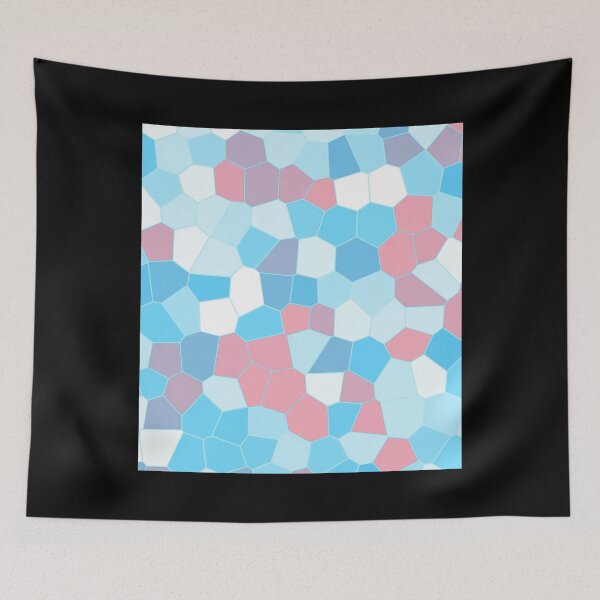 Item preview, Transgender Pride Flat Geometric Mosaic Sleeveless Top designed and sold by rohnerxulesh.
