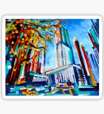 Chicago Miracle Mile Sticker