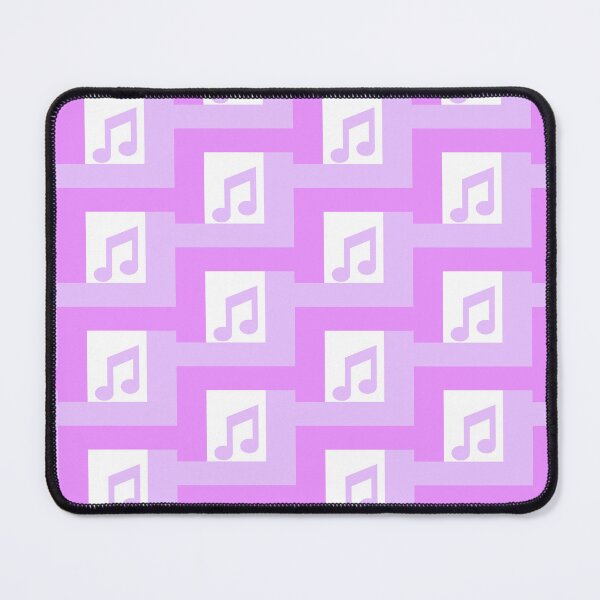 Item preview, Aesthetic Purple and White Musical Note Geometric Pattern designed and sold by quinellie.