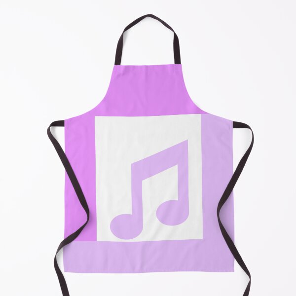 Item preview, Aesthetic Purple and White Musical Note Geometric Pattern designed and sold by quinellie.