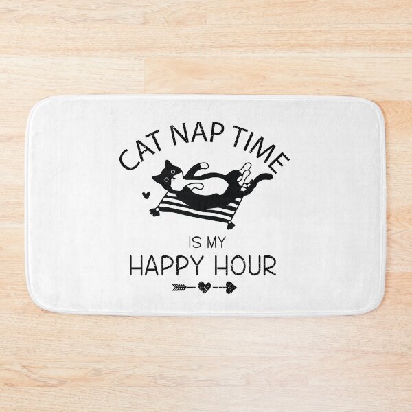 Item preview, Cat Nap Time Is My Happy Hour designed and sold by beefrancky.