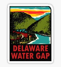 Pegatina Calcomanía de viaje vintage Delaware Water Gap