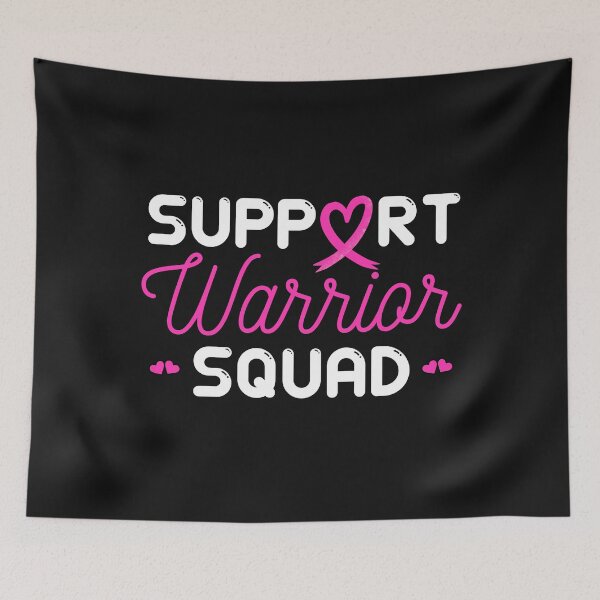 Item preview, Breast Cancer Support Warrior Squad Awareness Pink Ribbon  designed and sold by PuPPuB.
