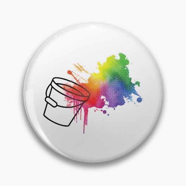 Item preview, Rainbow Paint Bucket designed and sold by amandartwork.