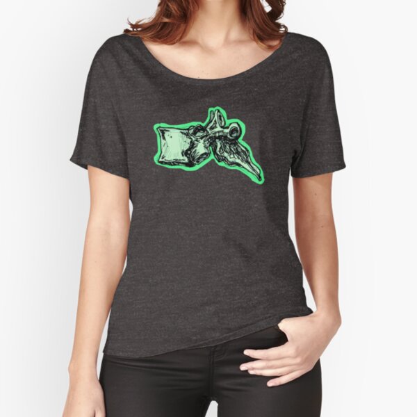 Green Vertebrae Relaxed Fit T-Shirt