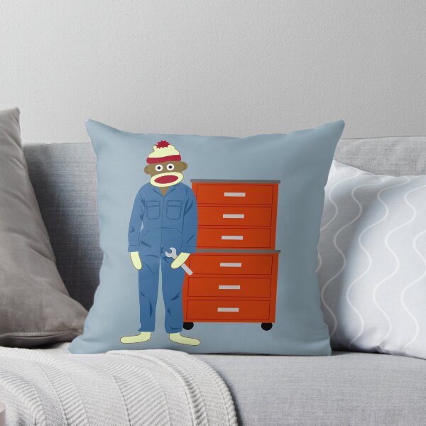 Item preview, Sock Monkey Mechanic designed and sold by pounddesigns.