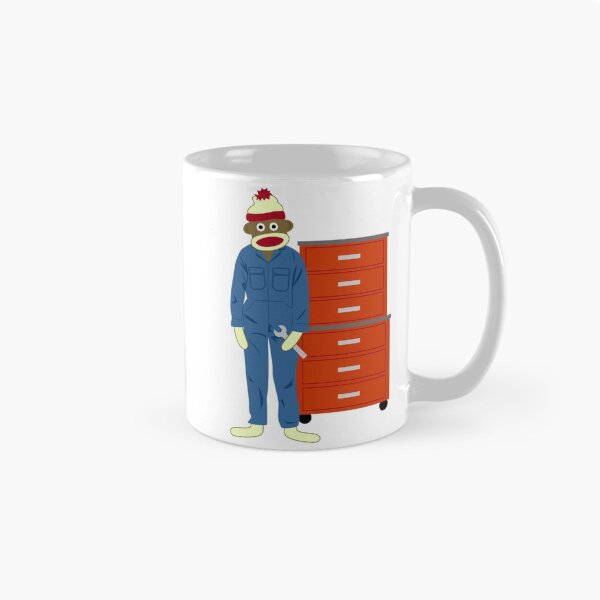 Item preview, Sock Monkey Mechanic designed and sold by pounddesigns.