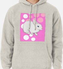 Osterhasen-Kaninchen-Rosa Hoodie