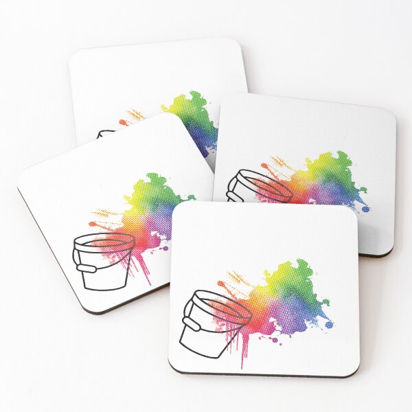 Item preview, Rainbow Paint Bucket designed and sold by amandartwork.