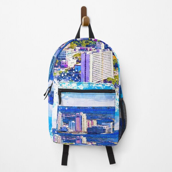 Item preview, Downtown St. Petersburg, Florida - sketch painting designed and sold by NickoPrints.