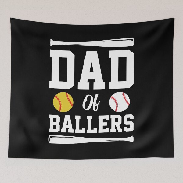 Artikelvorschau, Papa von Ballers Shirt, Baseball-Shirt, Softball-Shirt, Baseball-Liebhaber-Shirt, Baseball-Spieler-Shirt, Softball-Vater-Shirt, Softball-Team-Shirt entworfen und verkauft von aymob.