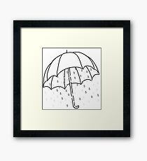 Ironic Umbrella Framed Print