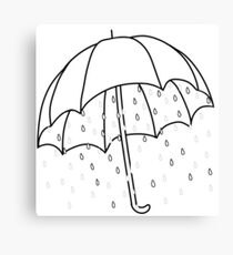 Ironic Umbrella Canvas Print