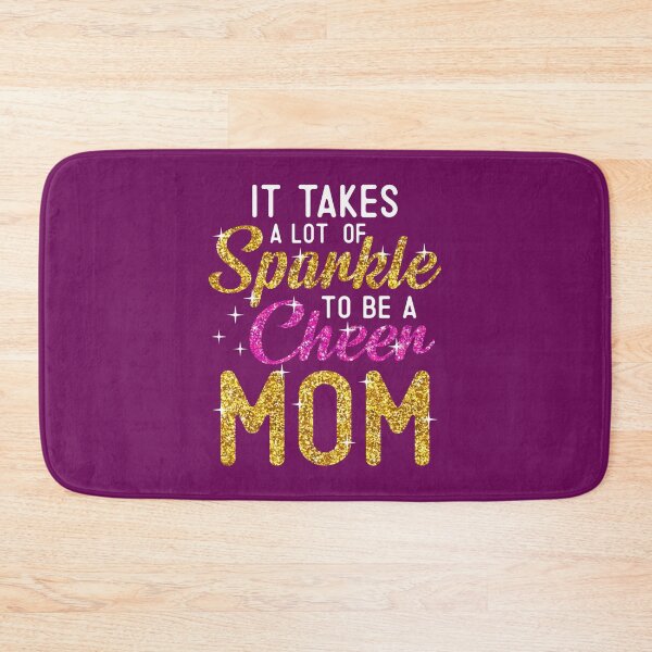 Item preview, It takes a lot of sparkle to be a cheer mom cute letters  designed and sold by alenaz.