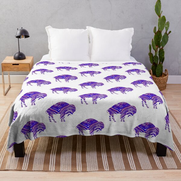 Buffalo Zubaz Throw Blanket – Tilted Buffalo