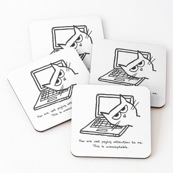 Item preview, Angry Cat and Computers designed and sold by SubaChock.
