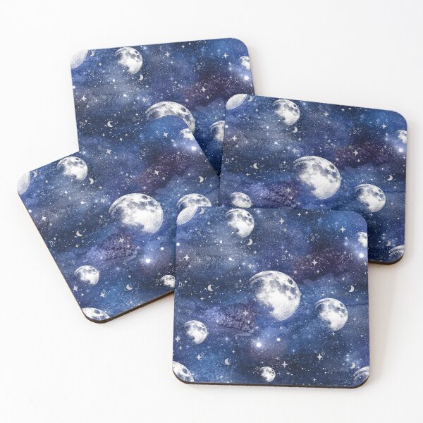 Item preview, Galaxy moon pattern designed and sold by SpookyBat.