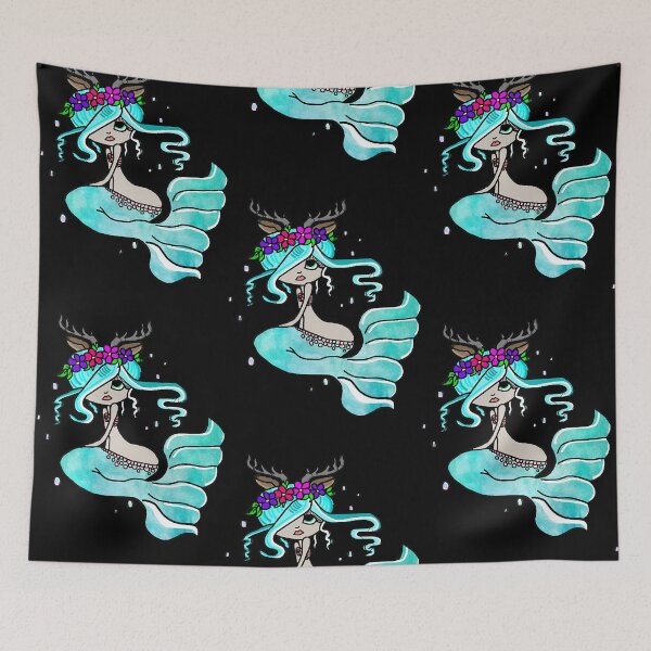 Item preview, Horned Mermaid  designed and sold by ErikaSingh4625.