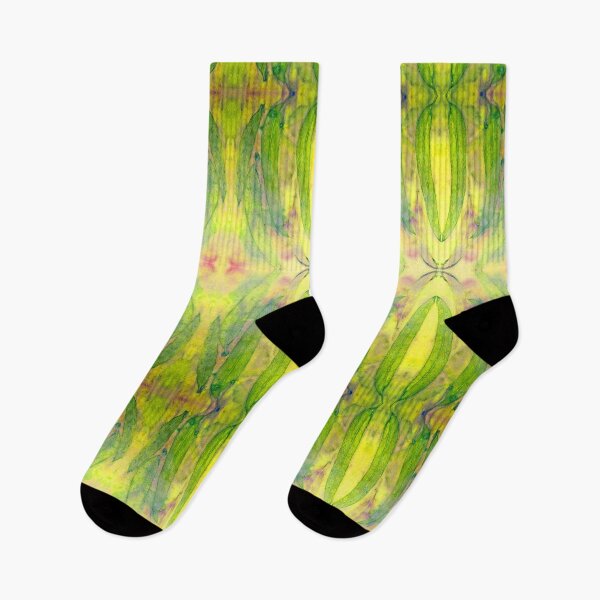 Item preview, Eucalyptus Euphoria Yellow Green Eco Print designed and sold by SpiritGifts.