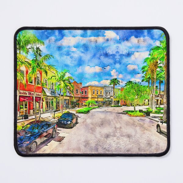 Item preview, Tradition Square in Port St. Lucie, Florida - pen and watercolor designed and sold by NickoPrints.