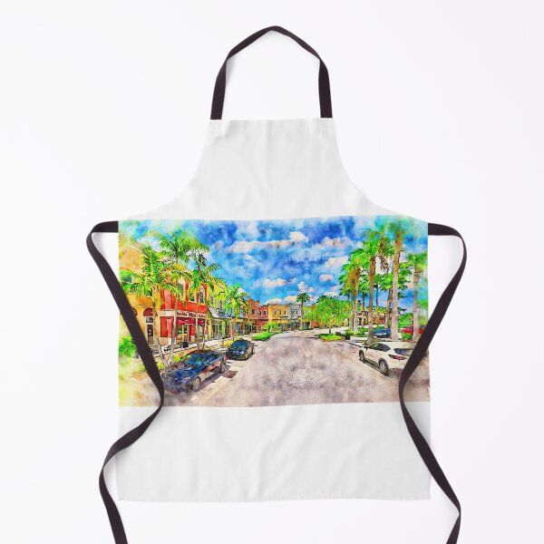Item preview, Tradition Square in Port St. Lucie, Florida - pen and watercolor designed and sold by NickoPrints.
