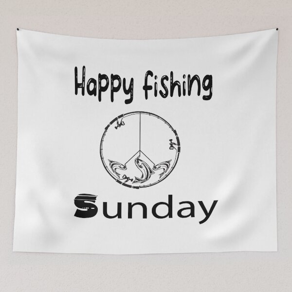 Item preview, happy fishing sunday designed and sold by FoxinhoSoumaila.