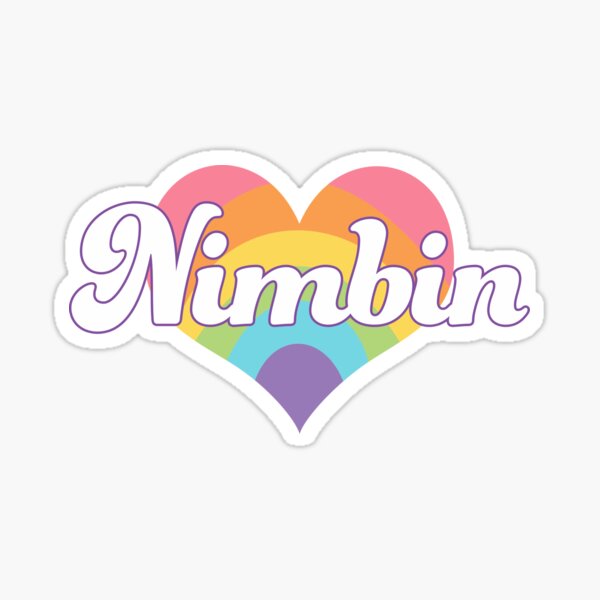 Item preview, Love Nimbin - Australia - Rainbow Heart Nimbin, near Byron Bay designed and sold by Jazznote.
