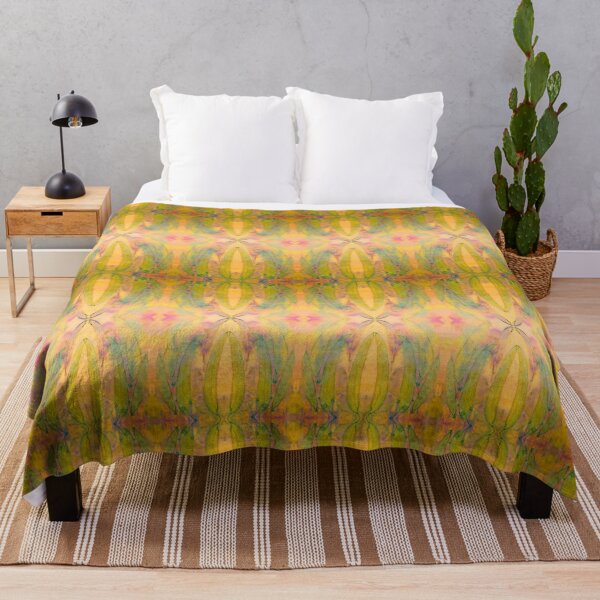 Item preview, Eucalyptus Euphoria Orange Hues Eco Print designed and sold by SpiritGifts.