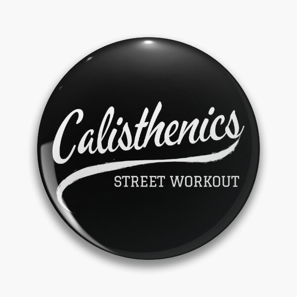 Item preview, Calisthenics - Street workout - script white lettering designed and sold by Atleta-Cali.
