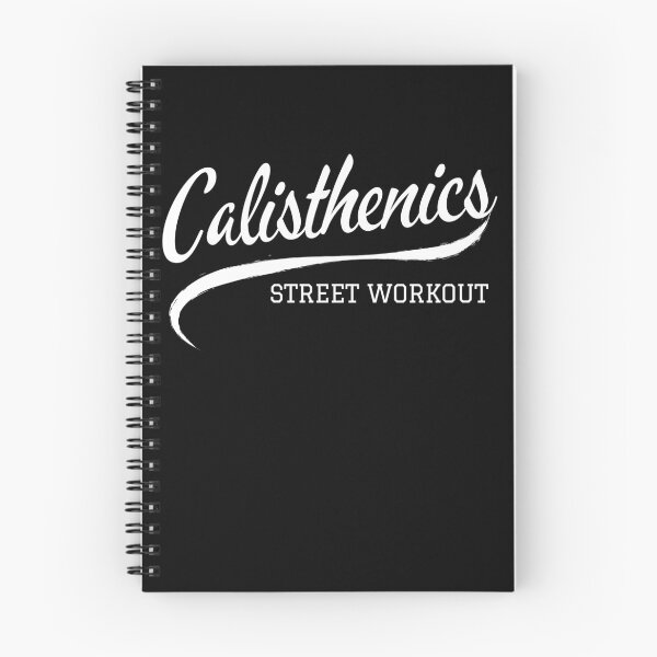 Item preview, Calisthenics - Street workout - script white lettering designed and sold by Atleta-Cali.