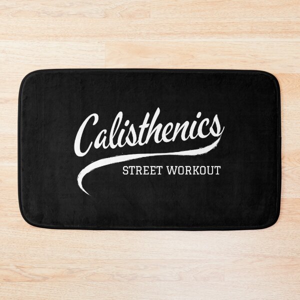 Item preview, Calisthenics - Street workout - script white lettering designed and sold by Atleta-Cali.