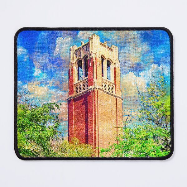 Item preview, Century Tower of the University of Florida campus in Gainesville, Florida - digital painting designed and sold by NickoPrints.