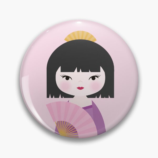 Item preview, Japanese Kokeshi Doll Purple designed and sold by StudioShine.