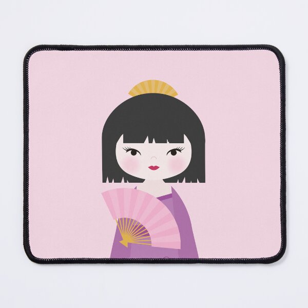 Item preview, Japanese Kokeshi Doll Purple designed and sold by StudioShine.