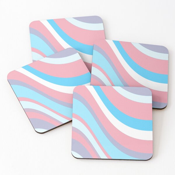 Item preview, Transgender Pride Gently Wavy Varied Stripes Sleeveless Top designed and sold by rohnerxulesh.