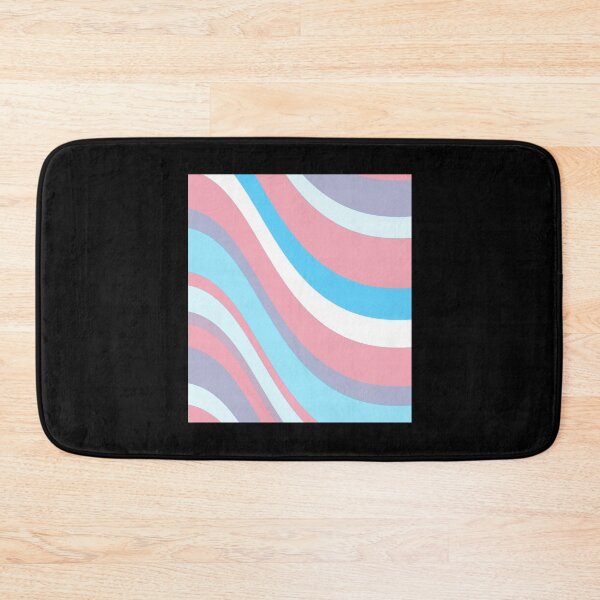 Item preview, Transgender Pride Gently Wavy Varied Stripes Sleeveless Top designed and sold by rohnerxulesh.