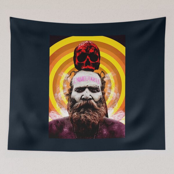 Item preview, Aghori skull escarlate 2    designed and sold by EdieWoolfIllo.