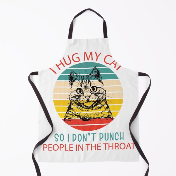 Item preview, Copy of I Hug My Cat So I Don’t Punch People In The Throat designed and sold by beefrancky.