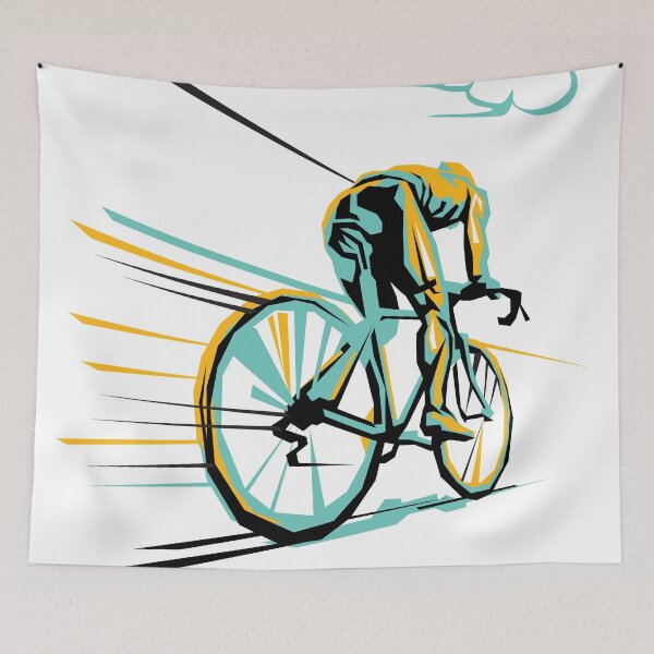 Item preview, Vintage Paris Roubaix - Cycling Art designed and sold by johnthecyclist.