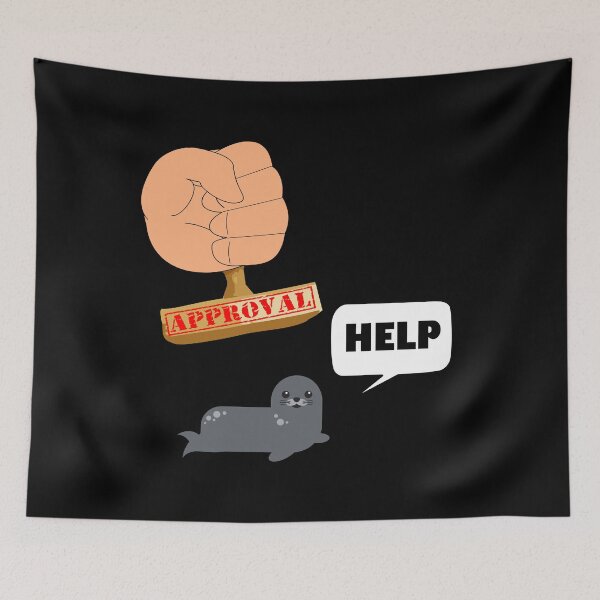 Item preview, SEAL OF APPROVAL designed and sold by DomGDesign.