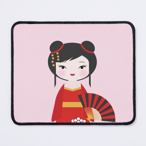 Item preview, Japanese Kokeshi Doll Red designed and sold by StudioShine.