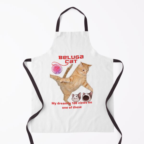 Item preview, Beluga Cat - My dream 100 views on one of these   designed and sold by EdieWoolfIllo.