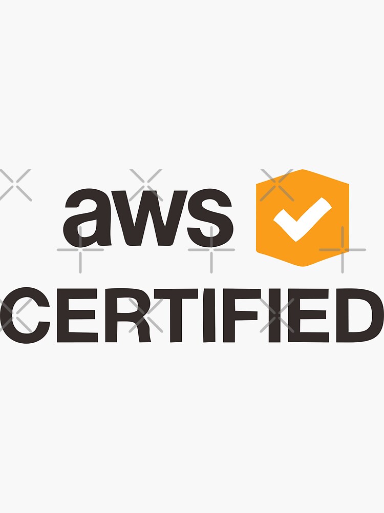 "AWS Certified" Sticker by helsaka90 Redbubble