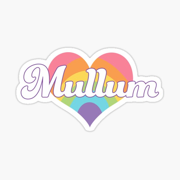 Item preview, Love Mullum - Australia - Rainbow Heart Mullum, near Byron Bay designed and sold by Jazznote.